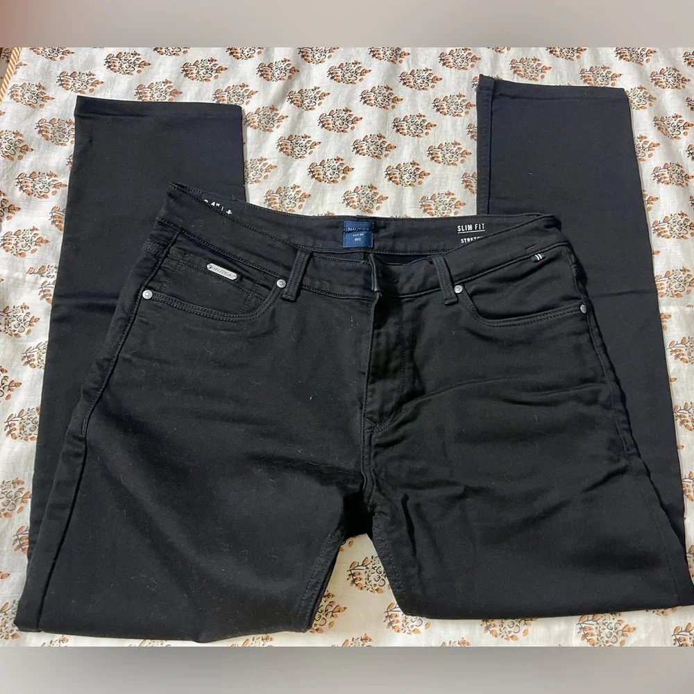 🚫 sold 🚫 Nautica Men’s black jeans (34 waist) - Picture 1 of 2